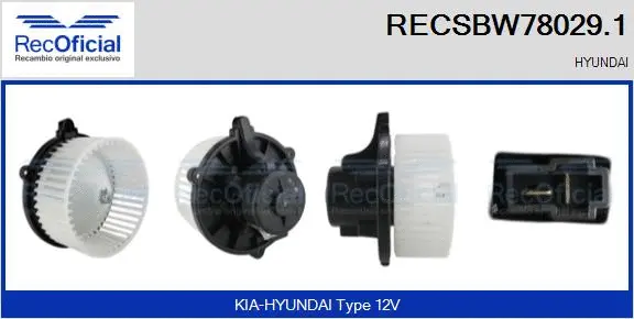 Interior Blower (RECSBW78029.1)