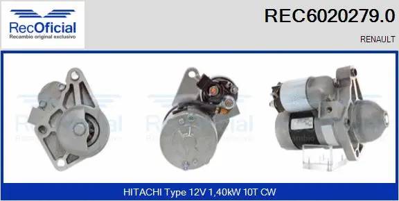 Starter (REC6020279.0)