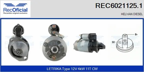 Starter (REC6021125.1)