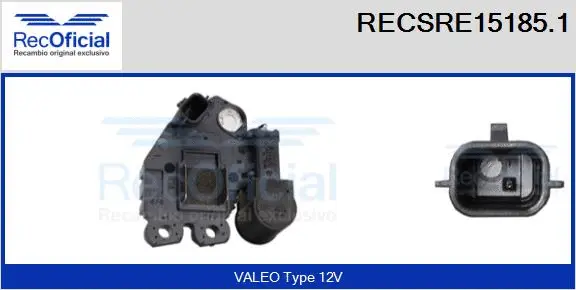Alternator Regulator (RECSRE15185.1)