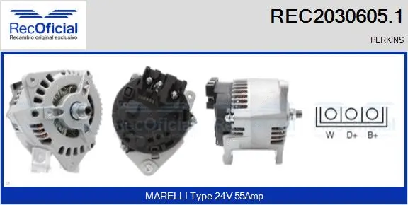 Alternator (REC2030605.1)