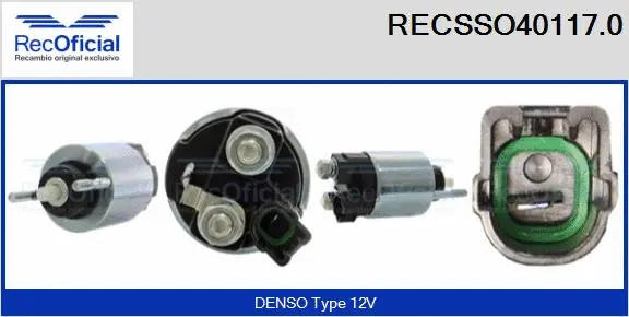 Solenoid Switch, starter (RECSSO40117.0)