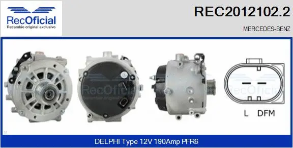 Alternator (REC2012102.2)