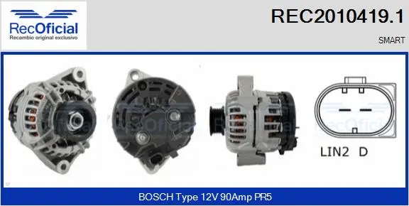 Alternator (REC2010419.1)
