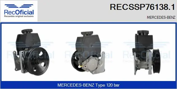 Hydraulic Pump, steering (RECSSP76138.1)