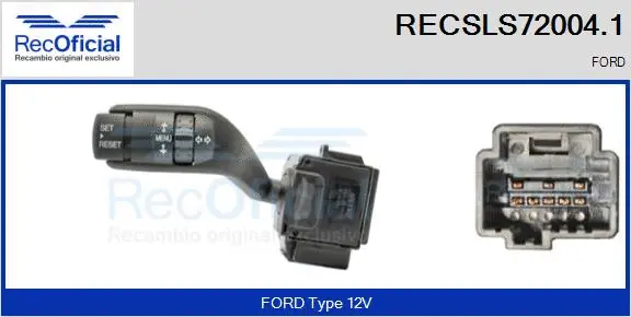 Steering Column Switch (RECSLS72004.1)