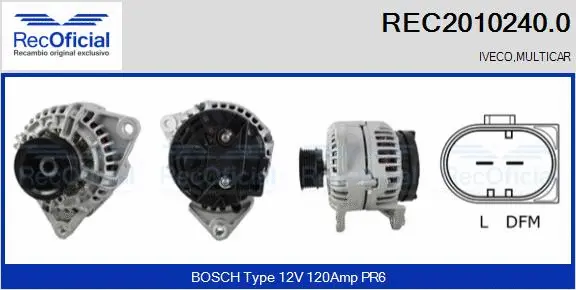Alternator (REC2010240.0)