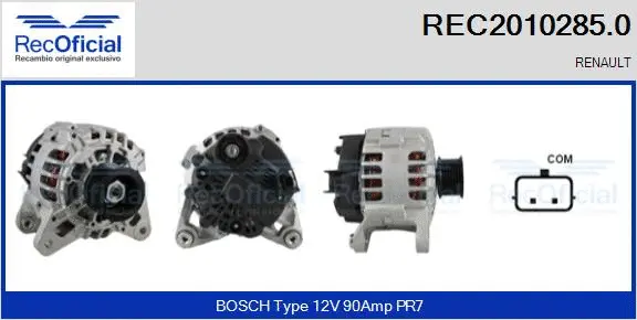 Alternator (REC2010285.0)