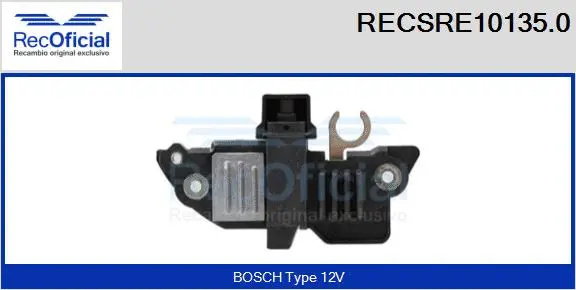 Alternator Regulator (RECSRE10135.0)