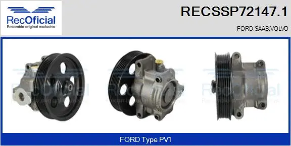 Hydraulic Pump, steering (RECSSP72147.1)