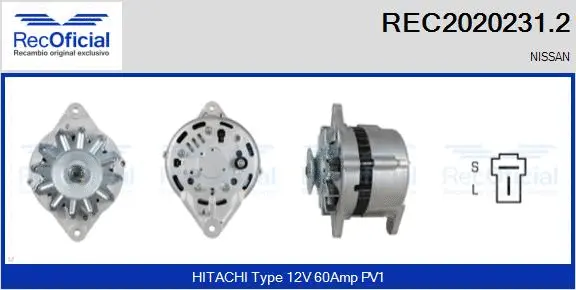 Alternator (REC2020231.2)
