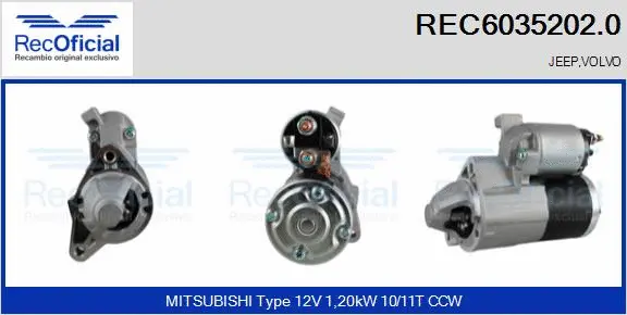 Starter (REC6035202.0)