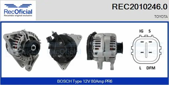 Alternator (REC2010246.0)