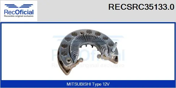 Rectifier, alternator (RECSRC35133.0)