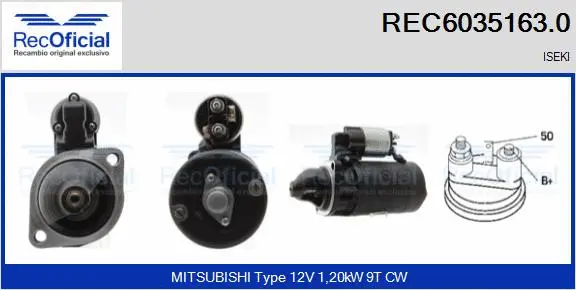 Starter (REC6035163.0)