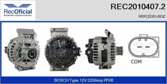 Alternator (REC2010407.2)