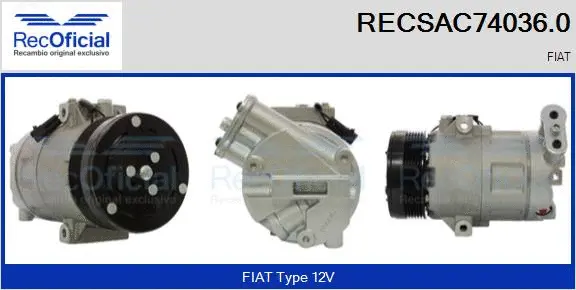 Compressor, air conditioning (RECSAC74036.0)