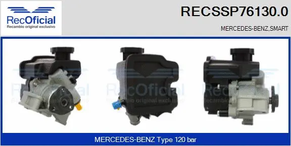 Hydraulic Pump, steering (RECSSP76130.0)