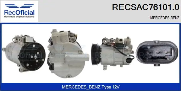 Compressor, air conditioning (RECSAC76101.0)