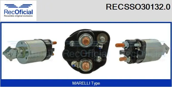 Solenoid Switch, starter (RECSSO30132.0)