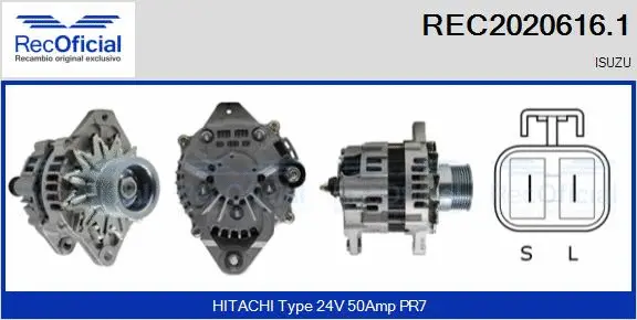 Alternator (REC2020616.1)
