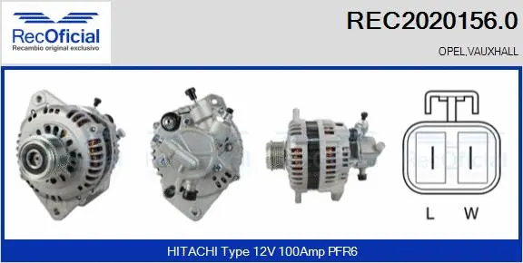 Alternator (REC2020156.0)