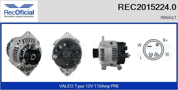 Alternator (REC2015224.0)