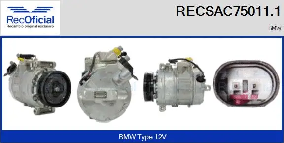 Compressor, air conditioning (RECSAC75011.1)