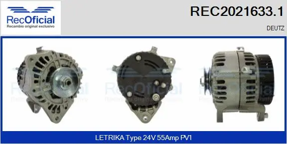 Alternator (REC2021633.1)