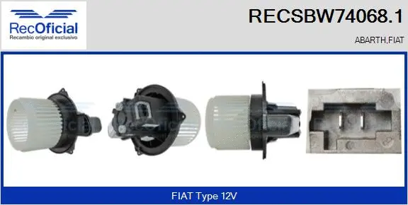 Interior Blower (RECSBW74068.1)