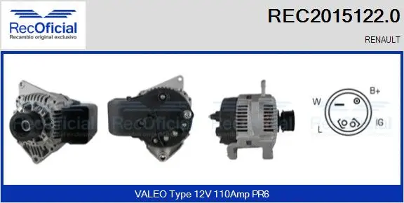 Alternator (REC2015122.0)