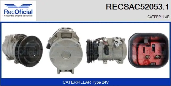 Compressor, air conditioning (RECSAC52053.1)
