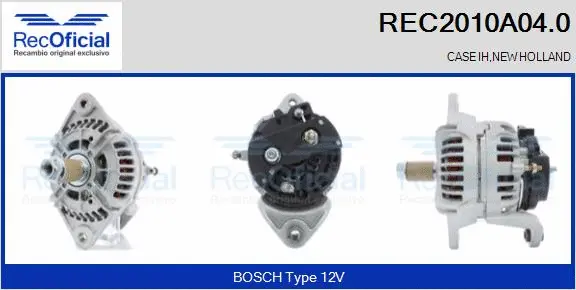 Alternator (REC2010A04.0)