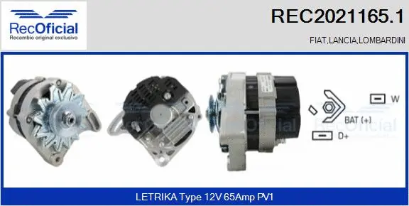 Alternator (REC2021165.1)