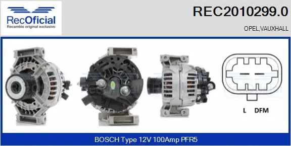 Alternator (REC2010299.0)