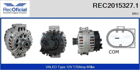 Alternator (REC2015327.1)