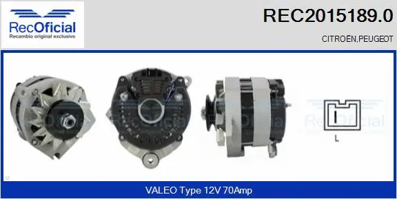 Alternator (REC2015189.0)