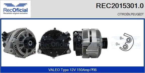 Alternator (REC2015301.0)