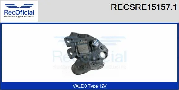 Alternator Regulator (RECSRE15157.1)