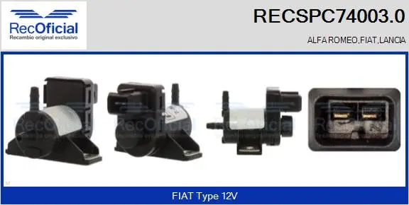 Pressure Converter, exhaust control (RECSPC74003.0)