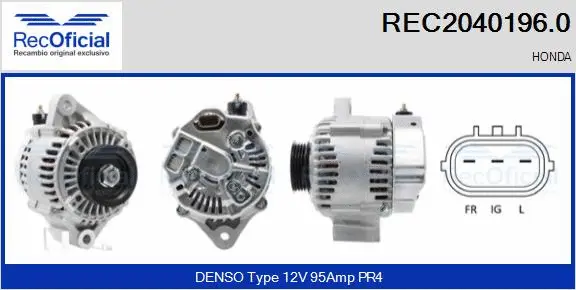 Alternator (REC2040196.0)