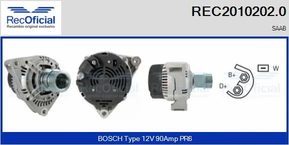 Alternator (REC2010202.0)