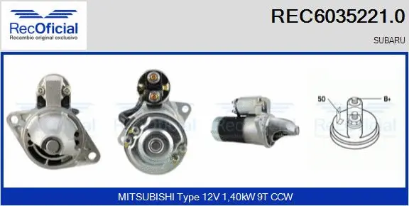 Starter (REC6035221.0)