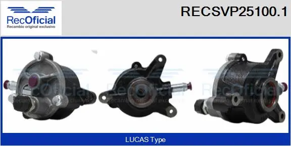 Vacuum Pump (RECSVP25100.1)