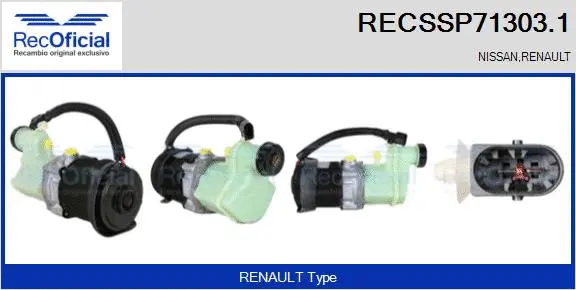 Hydraulic Pump, steering (RECSSP71303.1)