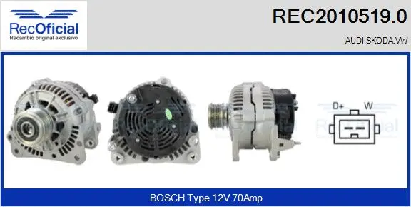 Alternator (REC2010519.0)