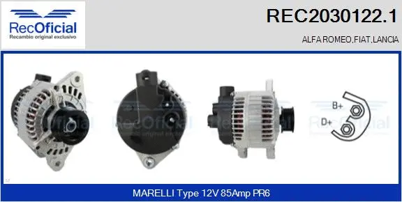Alternator (REC2030122.1)