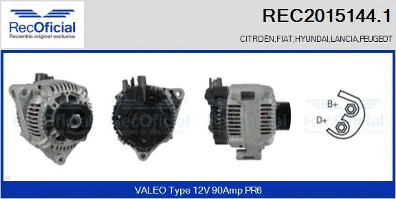 Alternator (REC2015144.1)