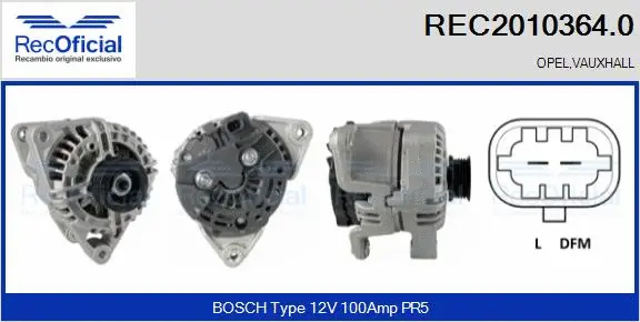 Alternator (REC2010364.0)