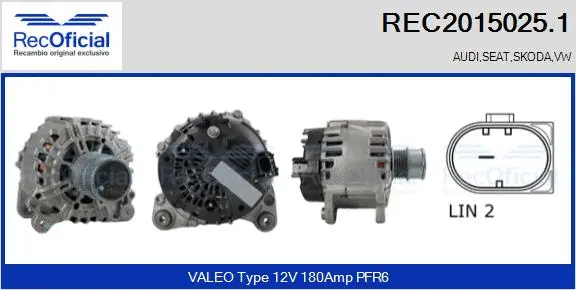 Alternator (REC2015025.1)